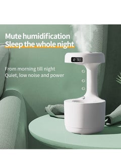 Cool Baby COOLBABY 800ML Air Humidifier Home Anti Gravity Water Droplets Ultrasonic Cool Mist Maker Fogger with LED Display Office Bedroom Desktop  - Image 4