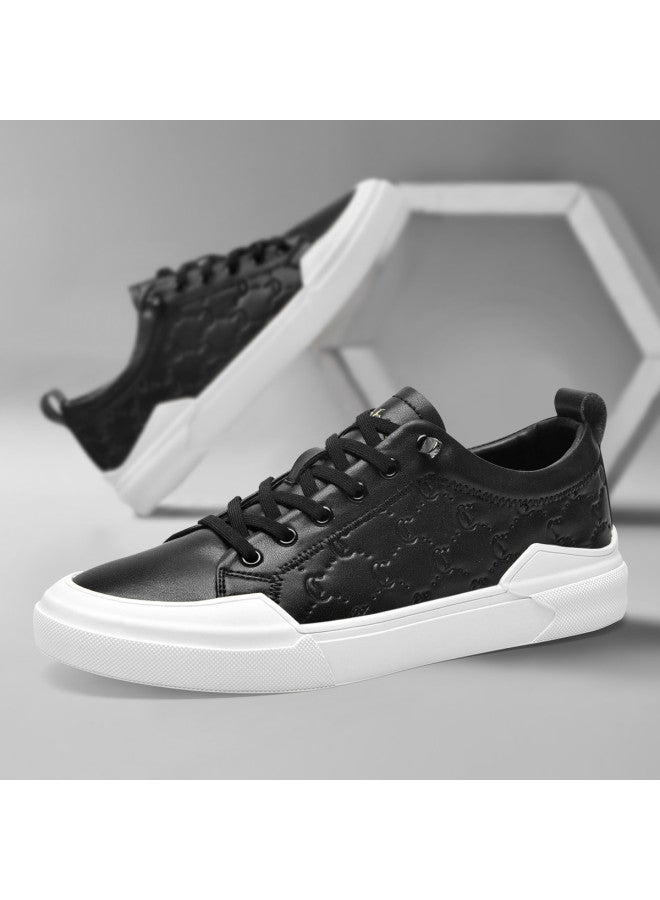 Cabbeen Autumn Simple Comfortable Light Luxury Printed Casual Shoes, Personalized Fashion Versatile Slip-on Sneakers - Image 2