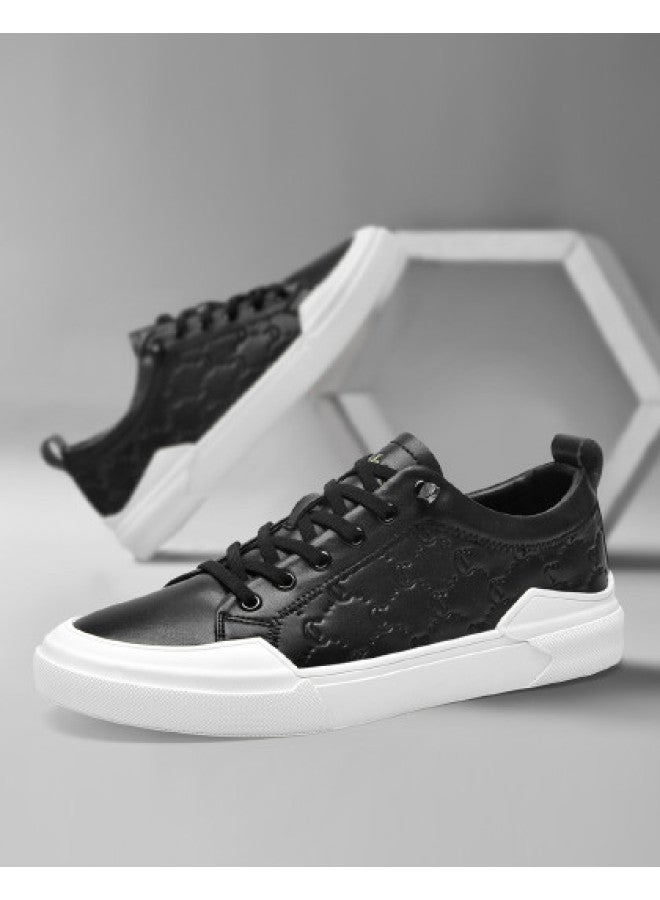 Cabbeen Autumn Simple Comfortable Light Luxury Printed Casual Shoes, Personalized Fashion Versatile Slip-on Sneakers - Image 1