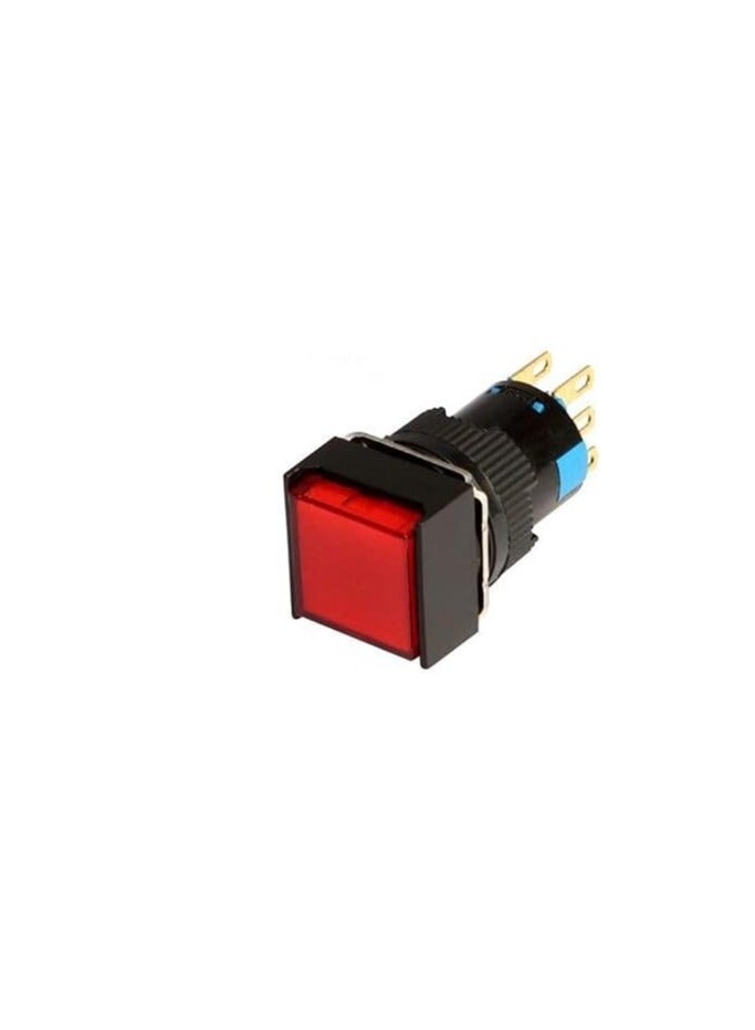 KNP KNP AP16J Red Reset Square No Indicator is a robust and reliable reset switch designed for various applications requiring a manual reset feature Its square design without an indicator makes it a clean and unobtrusive addition to control panels and equipment.  - Image 1