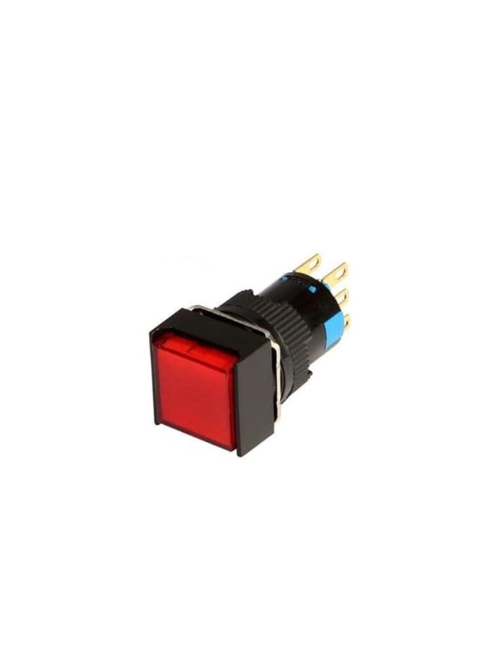 KNP KNP AP16J Red Reset Square No Indicator is a robust and reliable reset switch designed for various applications requiring a manual reset feature Its square design without an indicator makes it a clean and unobtrusive addition to control panels and equipment.  - Image 2