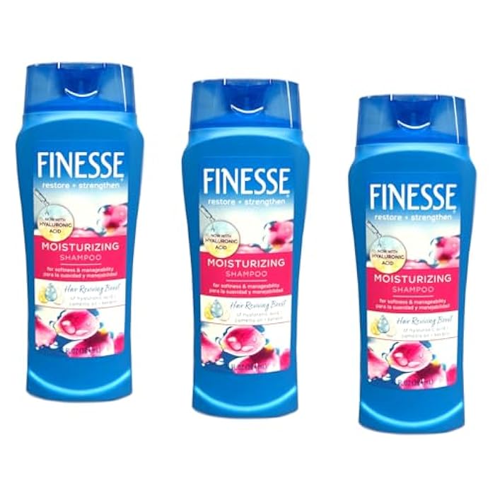 Finesse Restore + Strengthen Moisturizing Shampoo 13 Oz. (Pack of 3) - Image 2