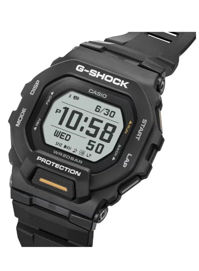 G-SHOCK Casio G-shock GBD-200-1A1DR Digital Black Resin Band Men's Watch - Image 4