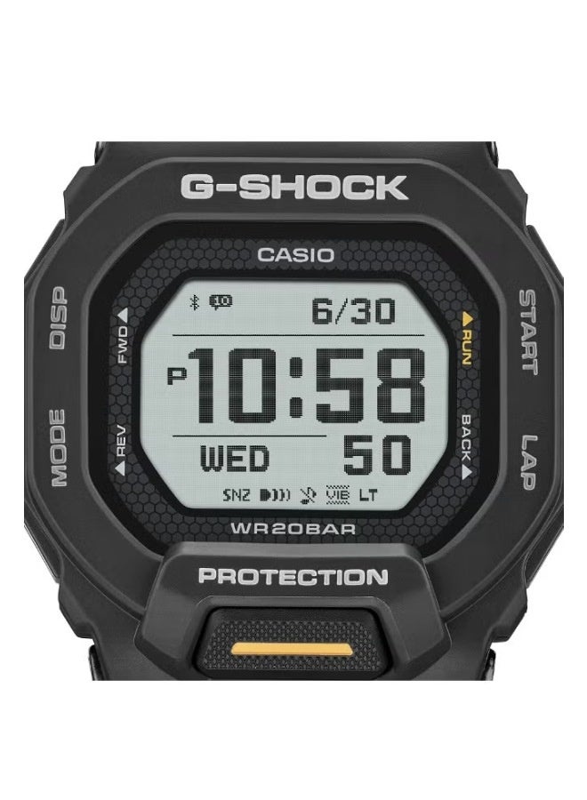 G-SHOCK Casio G-shock GBD-200-1A1DR Digital Black Resin Band Men's Watch - Image 2