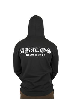 Abitos Men’s Cotton Sweatshirt Hoodie – Comfortable Pull-Over for Winter  - Image 3