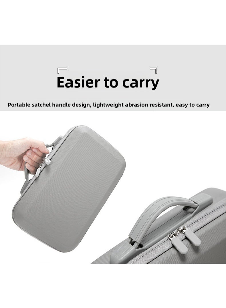 Carrying Case for DJI OSMO 360 Camera, Hard Shell Protective Storage Bag with 1:1 Precision Fit, PU Splash-Resistant Material, Double-Layer Shock Absorption, Portable Handle, Anti-Pressure & Durable - Image 4