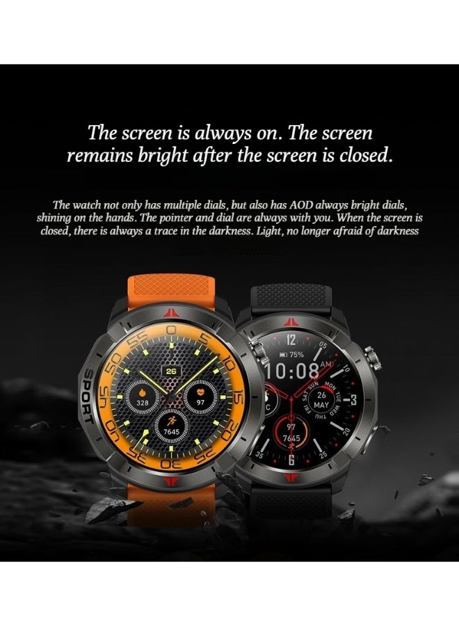 NORTH EDGE sports pace GPS track Bluetooth call heart rate oxygen sensor mountain running smart watch - Image 3