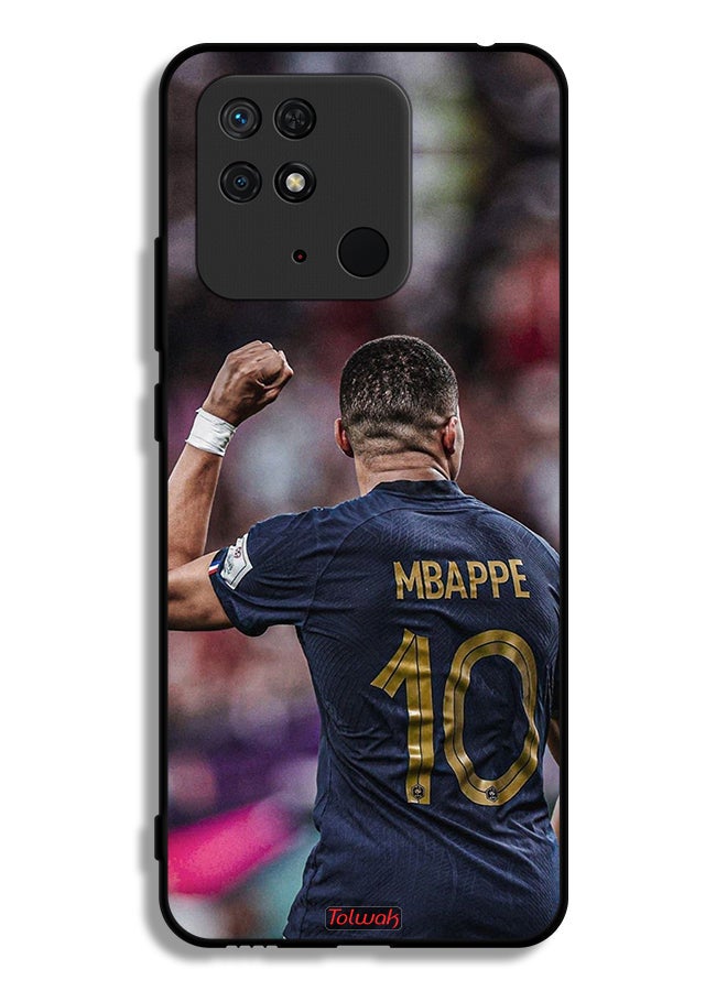 Tolwak Xiaomi Redmi 10C Protective Case Cover Mbappe 10 - Image 2
