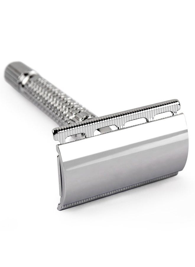 QSHAVE - Qshave - Men or Women Short Handle Classic Double Edge Lighter Travel Safety Shaving Razor, 1 Pc - Image 1