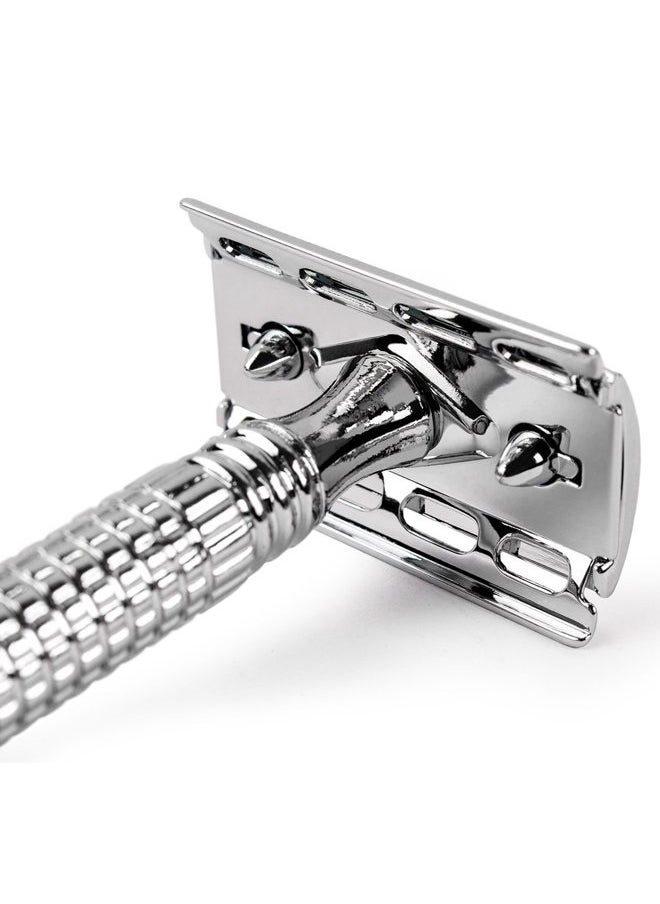 QSHAVE - Qshave - Men or Women Short Handle Classic Double Edge Lighter Travel Safety Shaving Razor, 1 Pc - Image 1