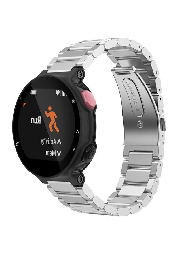 erorex Universal Smart Watch Three Steel Strips Watch Band for Garmin Forerunner 220 / 230 / 235 / 630 / 620 / 735 - Image 1