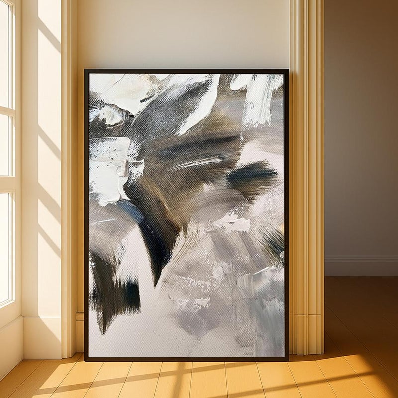 Marktna Abstract Art Canvas Painting with Hollow Frame (120x80) 1 Piece - Image 2