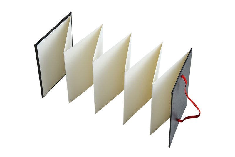 Brustro Artists Fanfold Watercolour Book 100% Cotton Mouldmade 300 GSM Hot Pressed 10.5x15cm.(9 Folds/18 Sides) - Image 5