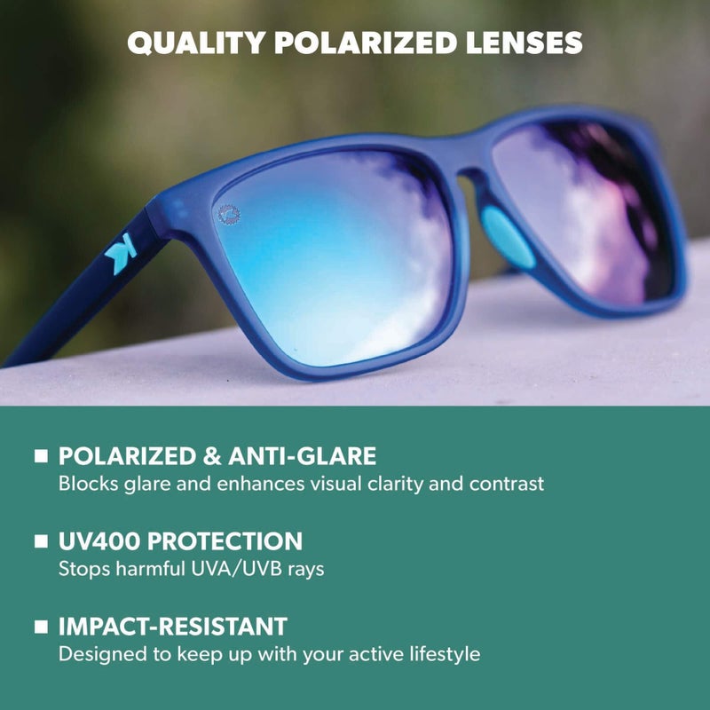 Knockaround Fast Lanes Sport Polarized Lightweight Sunglasses for Men & Women - UV400 Protection - Running - Image 2