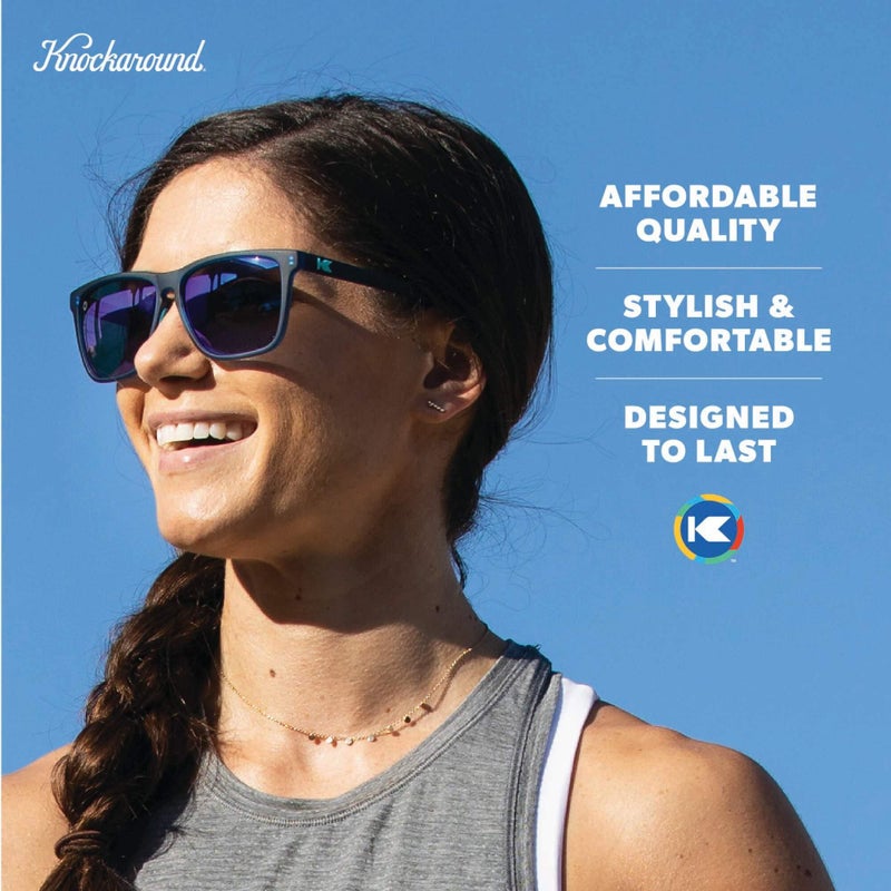 Knockaround Fast Lanes Sport Polarized Lightweight Sunglasses for Men & Women - UV400 Protection - Running - Image 5