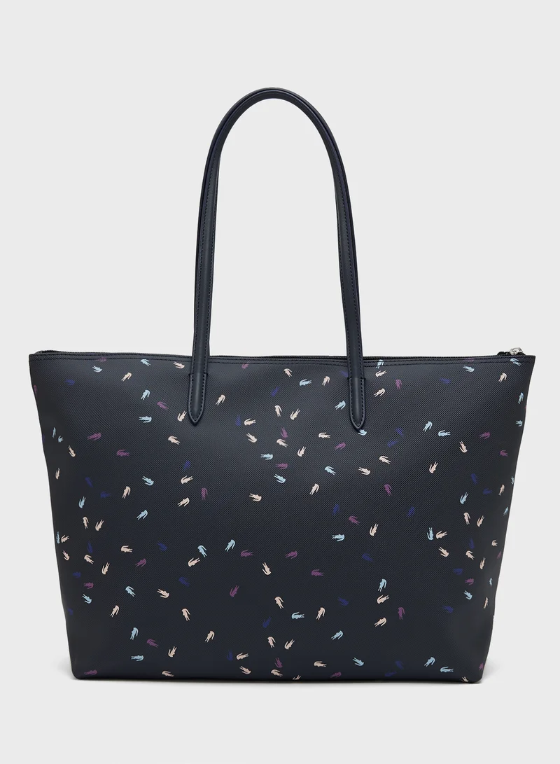 لاكوست All over Print Tote Bag
