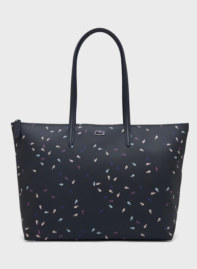 لاكوست All over Print Tote Bag