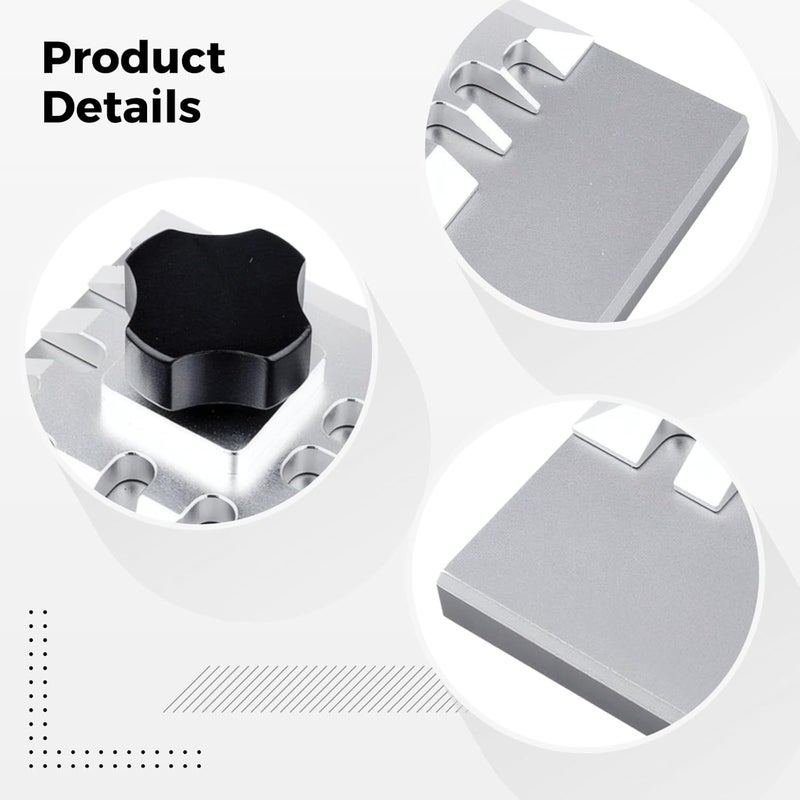 Etched Plate Forming Tool: Ua-90182 Vise with Anti-Slip Mat, Silver, 59 Mm - Image 4