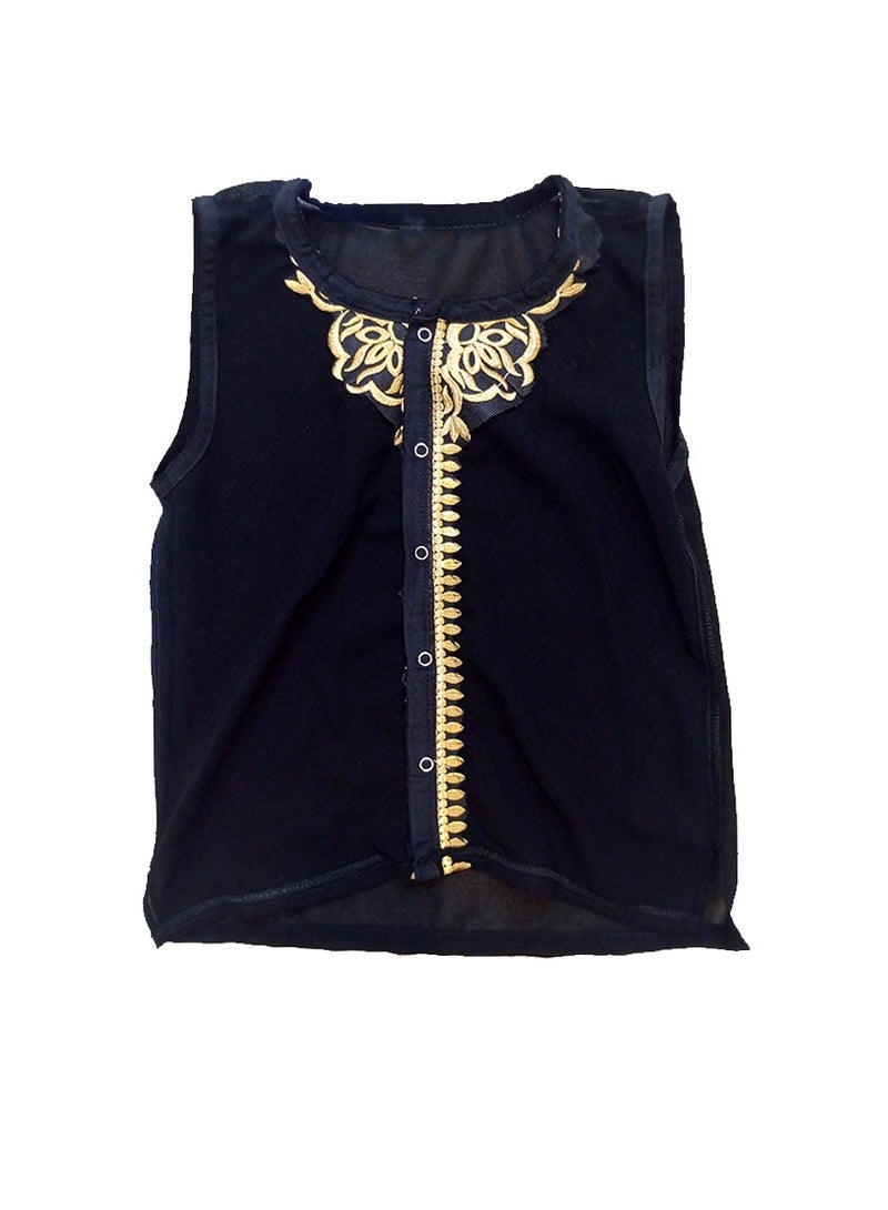 ستايل سديري ولادي مطرز ذهبي