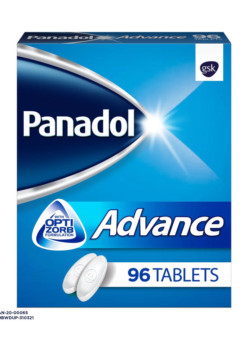 Panadol Panadol Advance 96 Tablets 