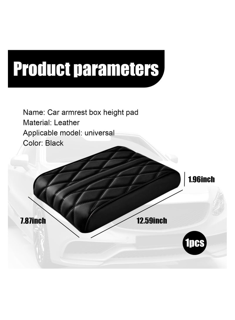 SYOSI وسادة مسند ذراع السيارة من SYOSI، سجادة جلدية من الإسفنج الذكي لتغطية وحدة التحكم المركزية للسيارة، وسادة مسند ذراع عالمية، مناسبة لمعظم المركبات وسيارات الدفع الرباعي والشاحنات - Image 2