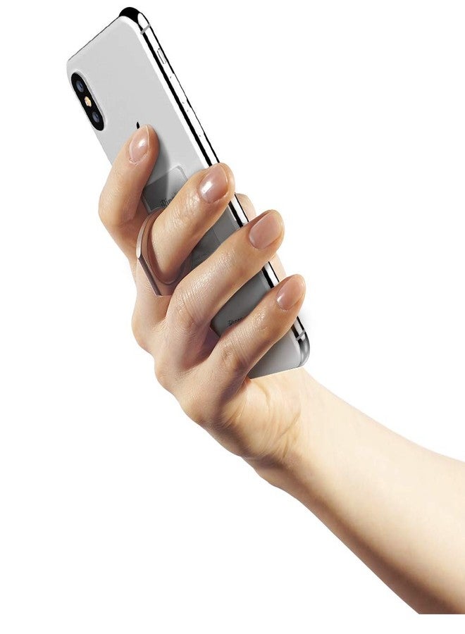 iRing Link, Made in Korea, Wireless Charging Friendly Phone Holder - Cell Phone Ring Grip Finger Holder and Stand Compatible with iPhone, Galaxy, and Other Smartphones(Silver) - Image 4