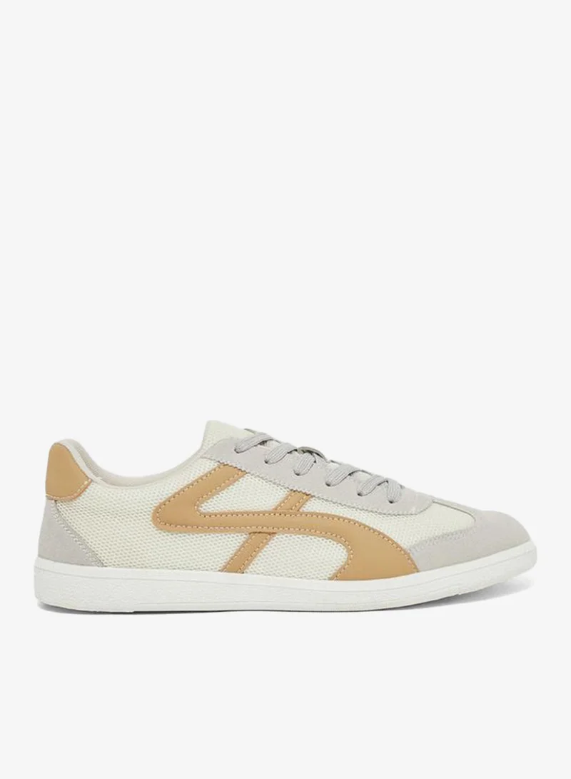 Color Block Lace Up Sneakers