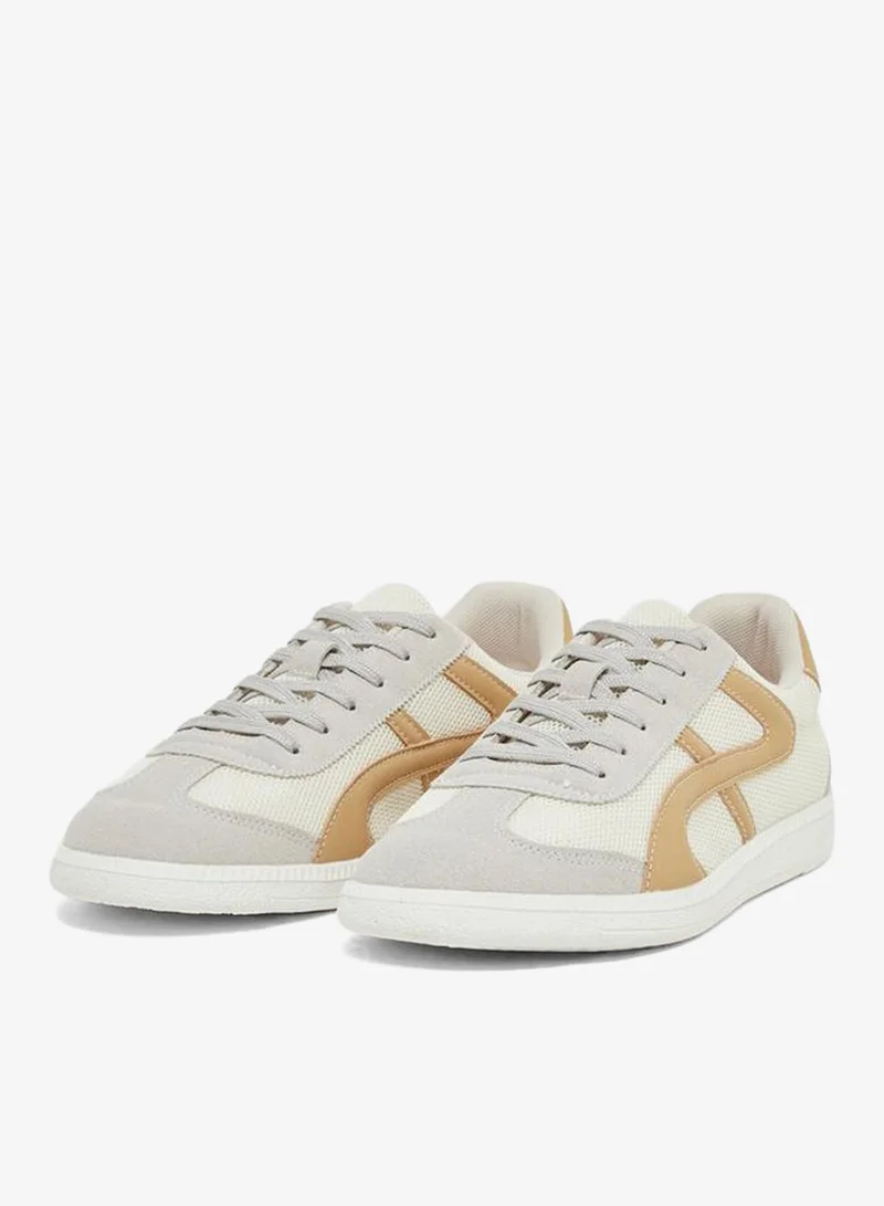 Styli Active Color Block Lace Up Sneakers