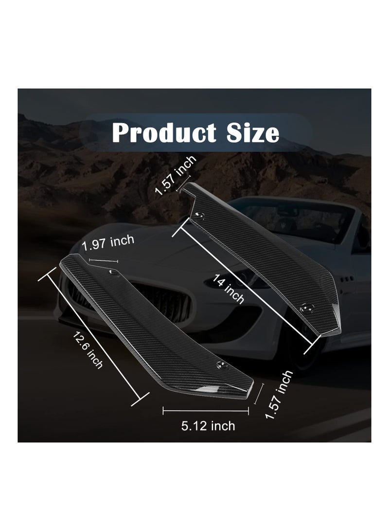 Car Rear Bumper Guard Diffuser, 2 PCS Front Bumper Lip Splitter Kit, Vehicle Blade Rear Shovel, Side Fender Skirt Lip Splitter, Universal Protector for Most Cars. - Image 3