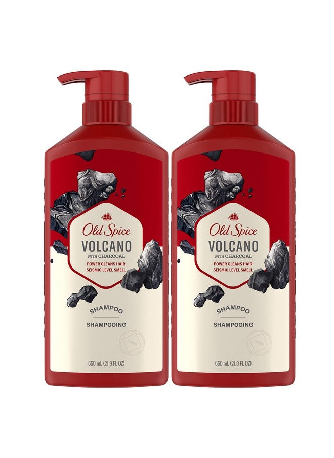Old Spice - Ld Spice Charcoal Shampoo For Men 21.9 Oz Each Twin Pack - Image 1