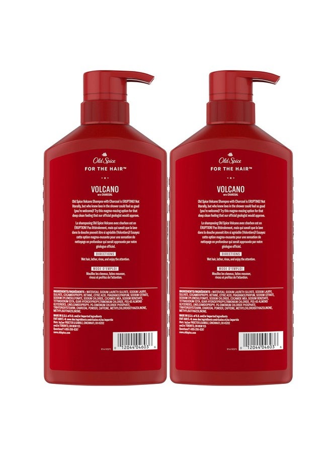 Old Spice - Ld Spice Charcoal Shampoo For Men 21.9 Oz Each Twin Pack - Image 1
