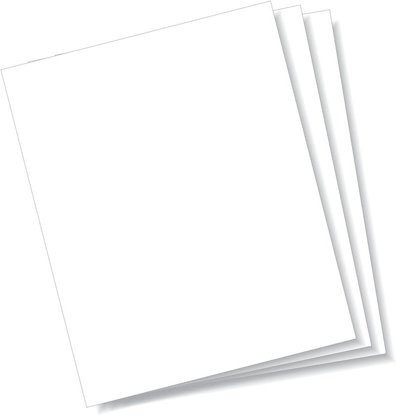 LITKO 8x10-inch Polystyrene Flexible Craft Sheets | Plasticard | Styrene Plastic Sheets | Modeling | Crafting | Scratch Building | Displays | White (.080 Inch - 3 Pack) - Image 1