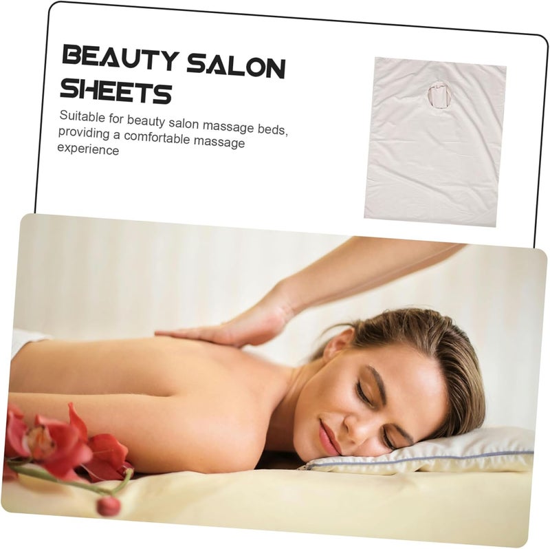 Massage Table Cover with Access Comfortable Bed Cover for Removable Washable Sturdy Design for Beauty Salons - Image 4