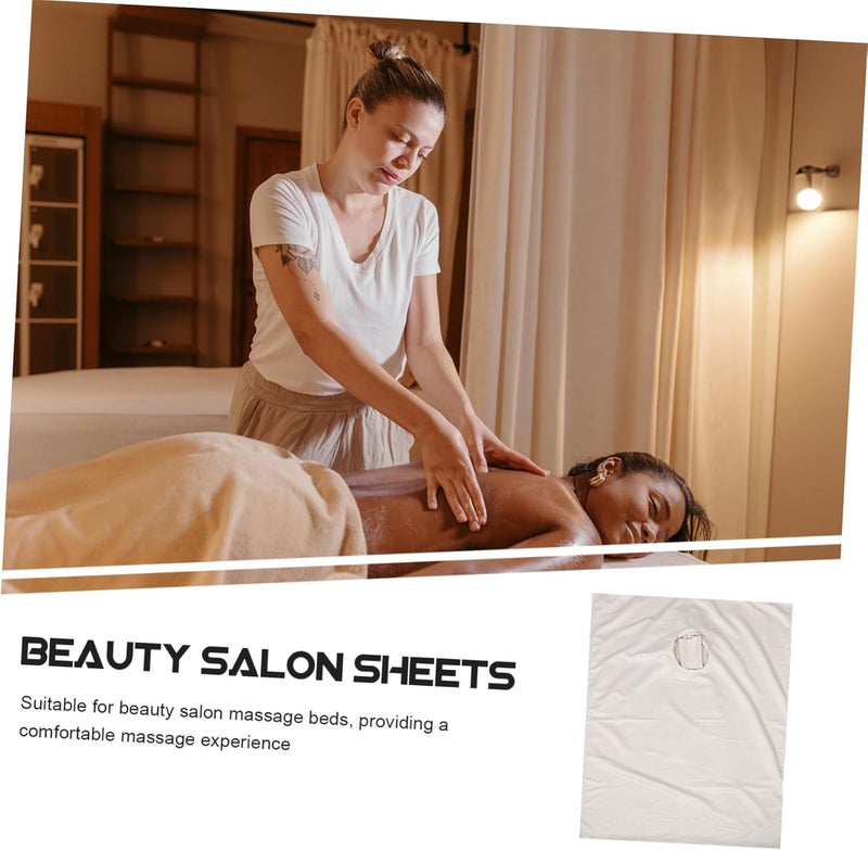 Massage Table Cover with Access Comfortable Bed Cover for Removable Washable Sturdy Design for Beauty Salons - Image 5