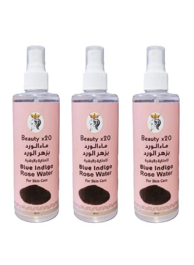 3pcBlue Indigo Rose Water 250ml