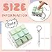 mintcaps Keyboard Fidget Toy Fidget Keychain with Led Light Button Keyboard Clicker Fidget Toy for Adults Stress Relief Keyboard Fidget Clicker Style C - Image 4