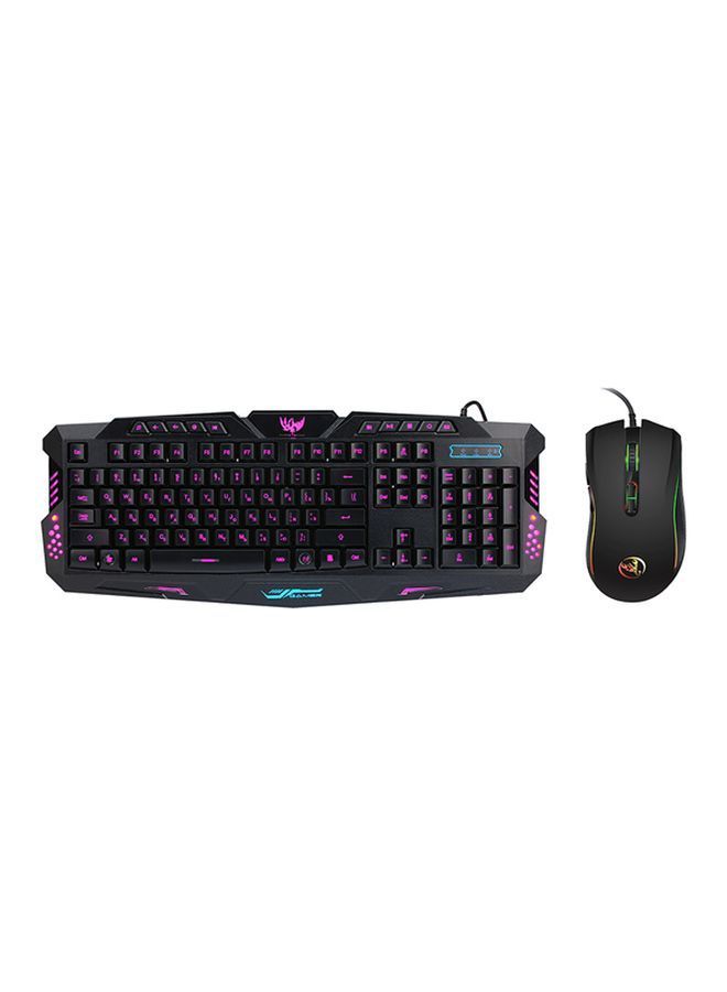 NIBEMINENT Wired Gaming Keyboard And Mouse Set  - Image 1