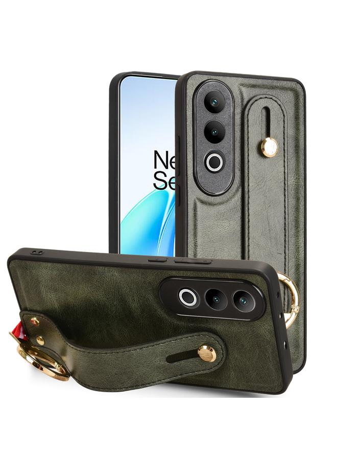 S-TOP Case For OnePlus Nord CE4 Wristband Leather Back Phone Case - Image 1