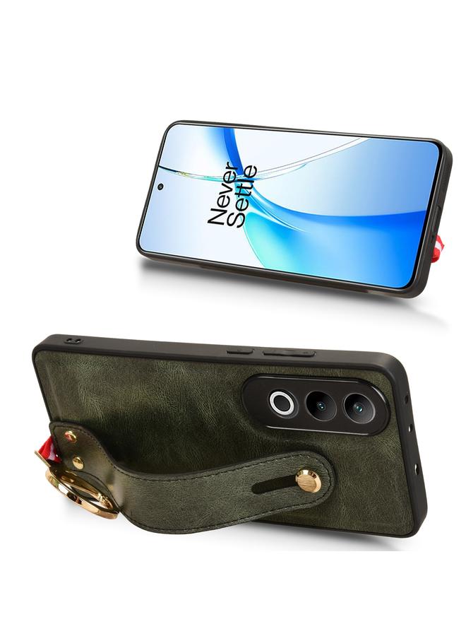 S-TOP Case For OnePlus Nord CE4 Wristband Leather Back Phone Case - Image 4