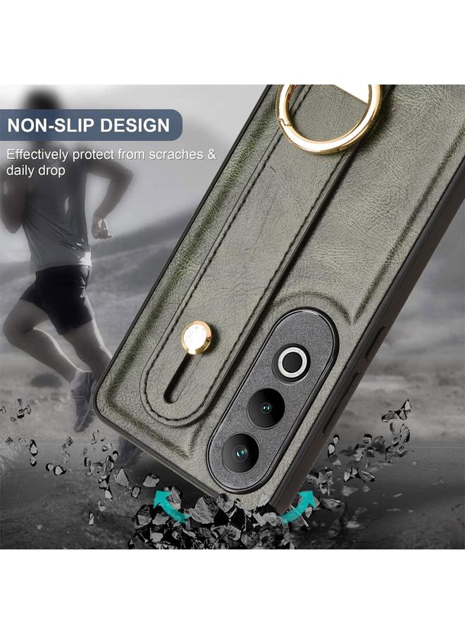 S-TOP Case For OnePlus Nord CE4 Wristband Leather Back Phone Case - Image 5