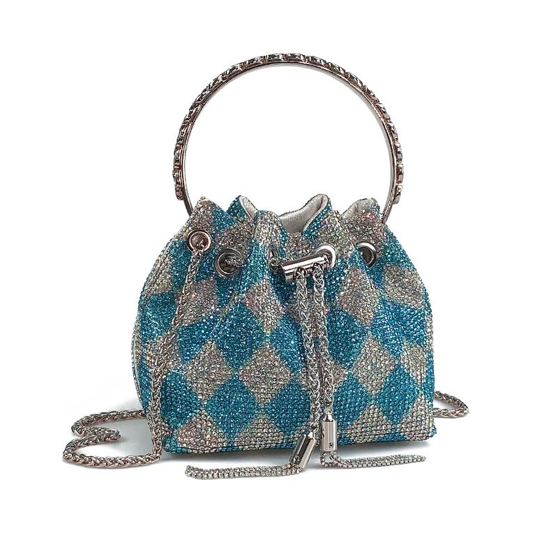 Acrylic Bag Women'S Rhomboid Bucket Bag Diamond Bag Fashion Crosswalker Bag High-End Sense Bag - Image 4