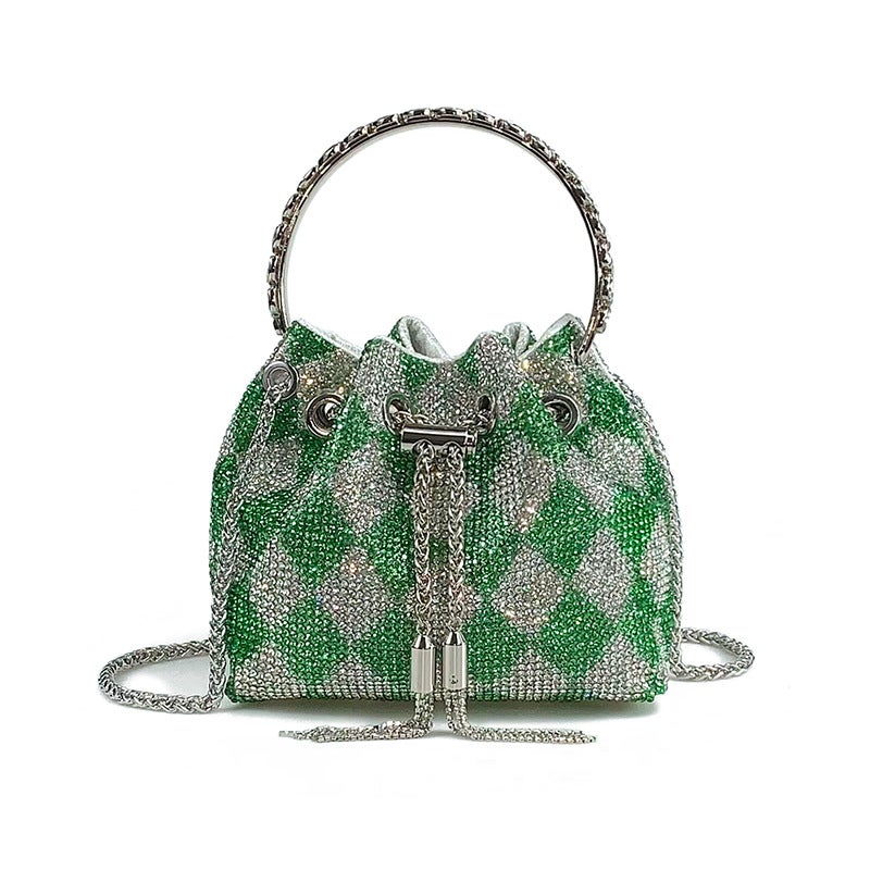 Acrylic Bag Women'S Rhomboid Bucket Bag Diamond Bag Fashion Crosswalker Bag High-End Sense Bag - Image 1