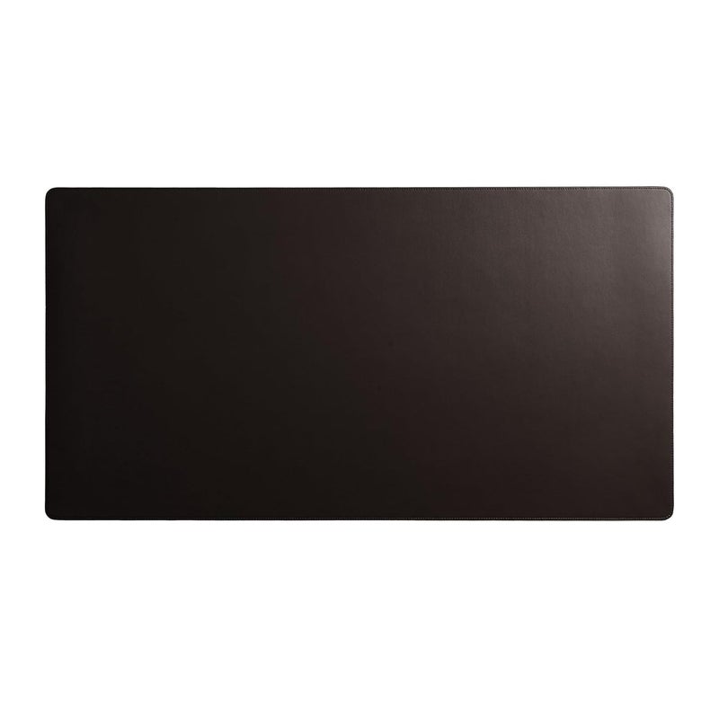 Daily Objects Reversible Desk Matte Sand Premium Vegan Leather Desk Mat|Anti-Skid|Anti-Slip|85 * 45cm|Spread Turf Desk/Laptop Mat for Work from Home/Gaming- Extended Mouse pad and Keyboard Desk-Brown - Image 5