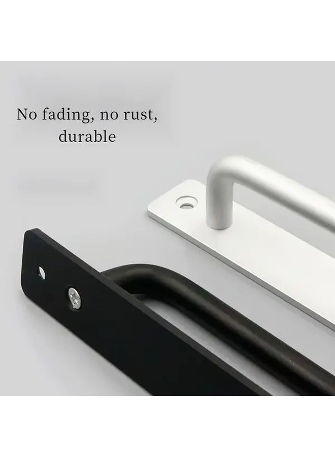 مقابض أبواب ونوافذ من سبائك الألومنيوم الذهبية بتصميم خالٍ من الثقوب - Image 2