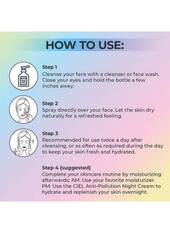 CIEL Daily Detox Moringa Facial Toner For Refreshed & Balanced Skin Tightening Pores; Alcoholfree Astringent Tonic Mist For All Skin Types 100Ml  - Image 5