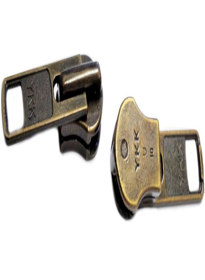 حل إصلاح سحابات YKK®، سحاب YKK رقم 10 من النحاس العتيق (سحاب واحد/عبوة)