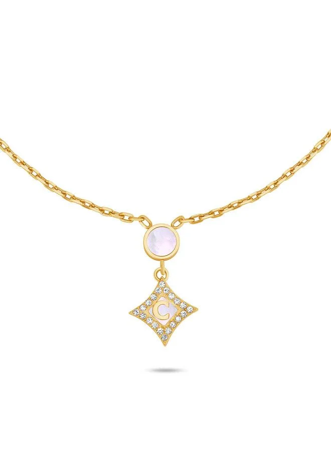 Tessa Gold Plated Stainless Steel Necklace for Women 450mm