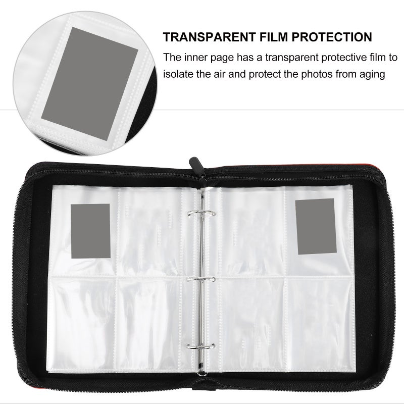 2 pcs Trading Cards Binder with Sleeves Cards Collector Album Carrying Case Book - Image 4