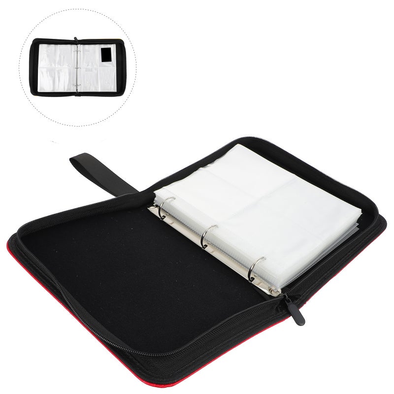 2 pcs Trading Cards Binder with Sleeves Cards Collector Album Carrying Case Book - Image 3