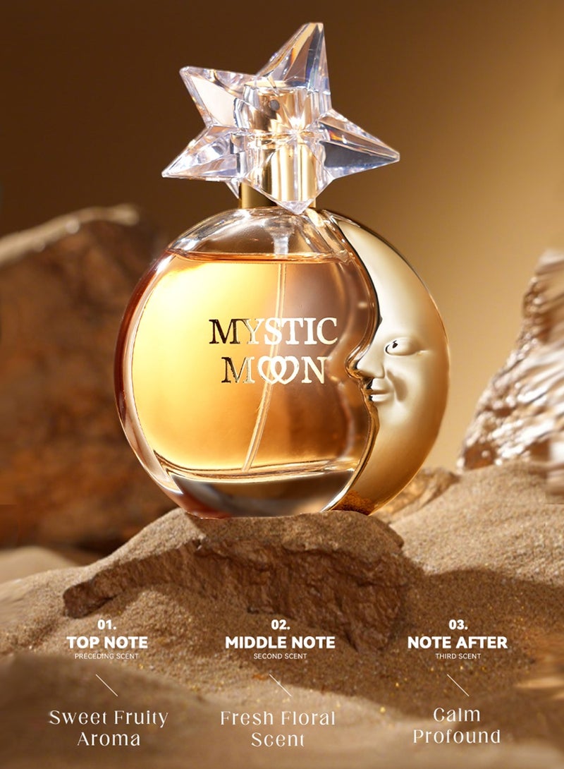DEOLD Mystic Moon Eau De Toilette,Brilliant as Orange a Romantic Journey with Bright Stars and Moon,50ml - Image 2